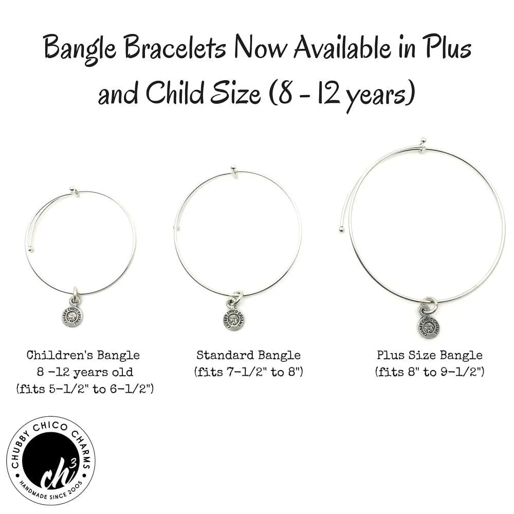 A Few Moments In My Arms Forever In My Heart Expandable Bangle Bracelet Set