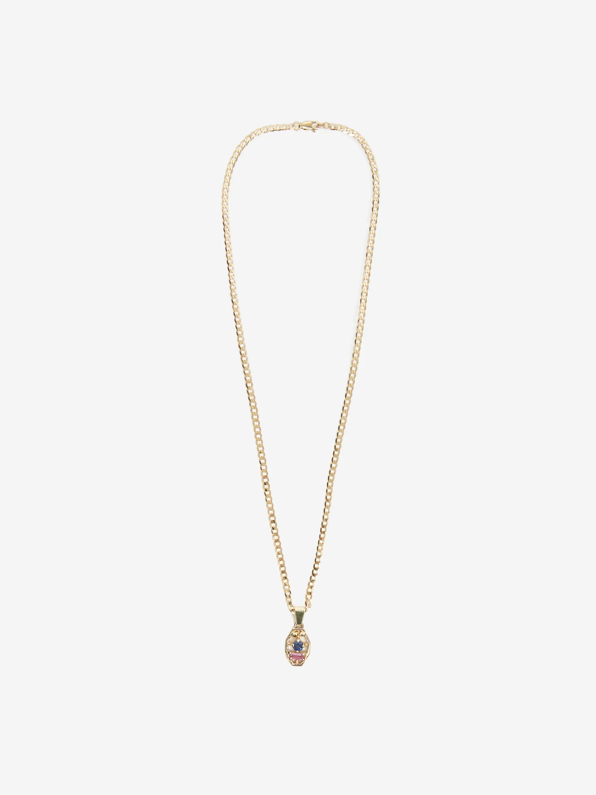 Alec Doherty Sly One Pendant Necklace - Gold/Sapphire