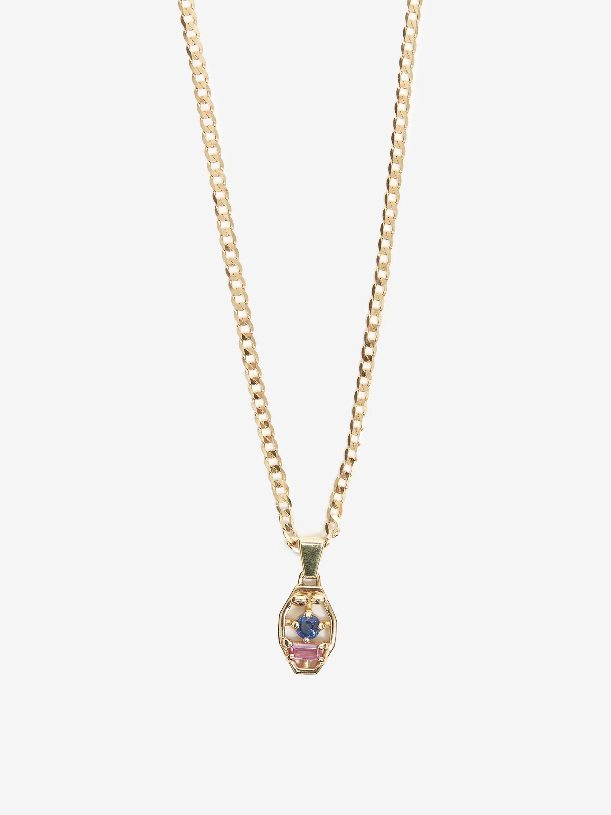 Alec Doherty Sly One Pendant Necklace - Gold/Sapphire