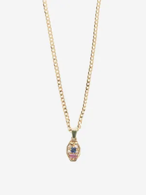 Alec Doherty Sly One Pendant Necklace - Gold/Sapphire