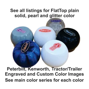 Amber Glitter Peterbilt Image Shift Knob