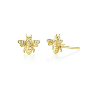 Baby Bee Diamond Studs | Ready to Ship