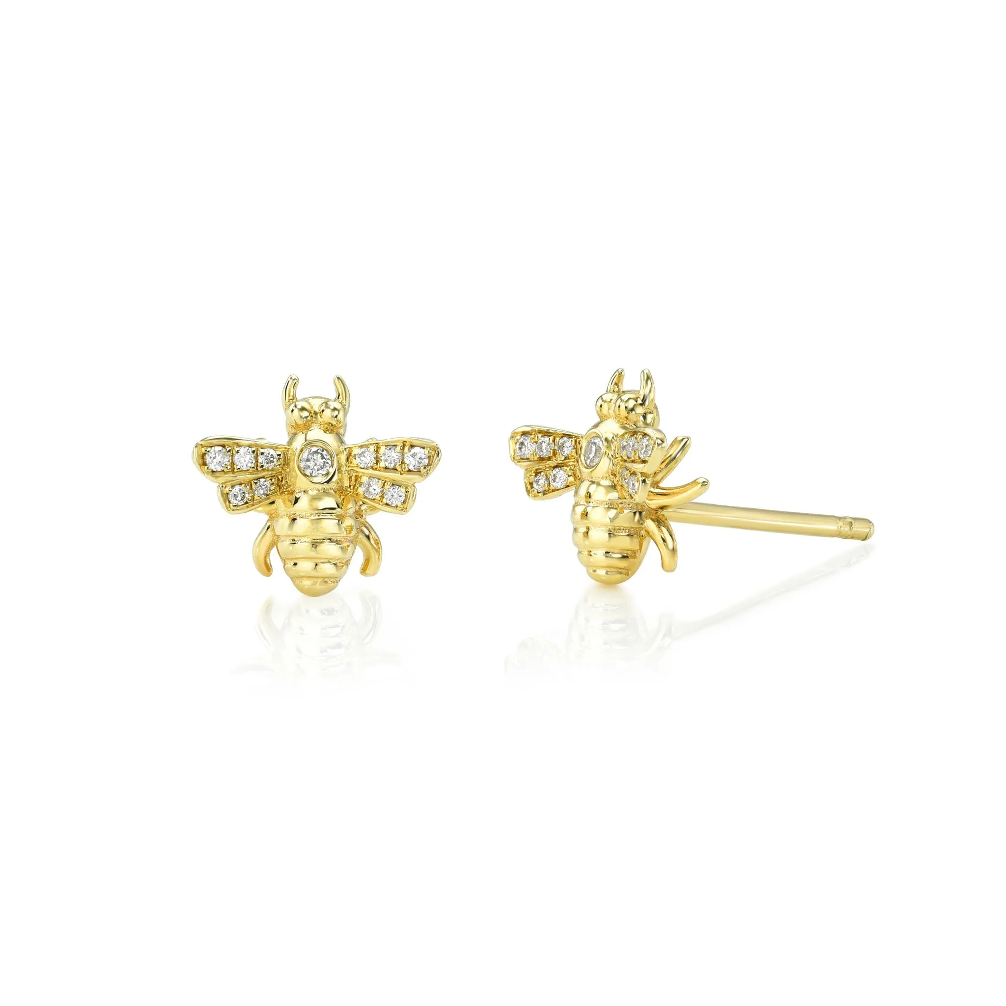 Baby Bee Diamond Studs