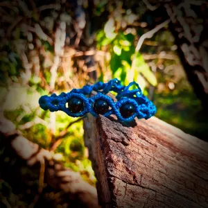 Black onyx beads bracelet