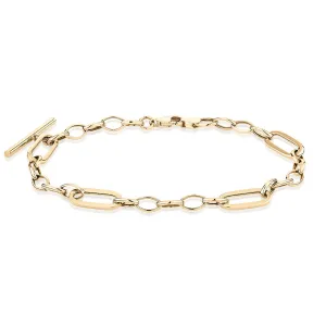 Bracelet in 10 carat yellow gold