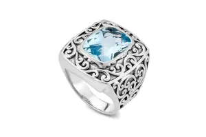 Chloe Ring- Blue Topaz