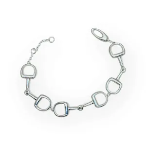 Classic Sterling Silver Snaffle Bracelet