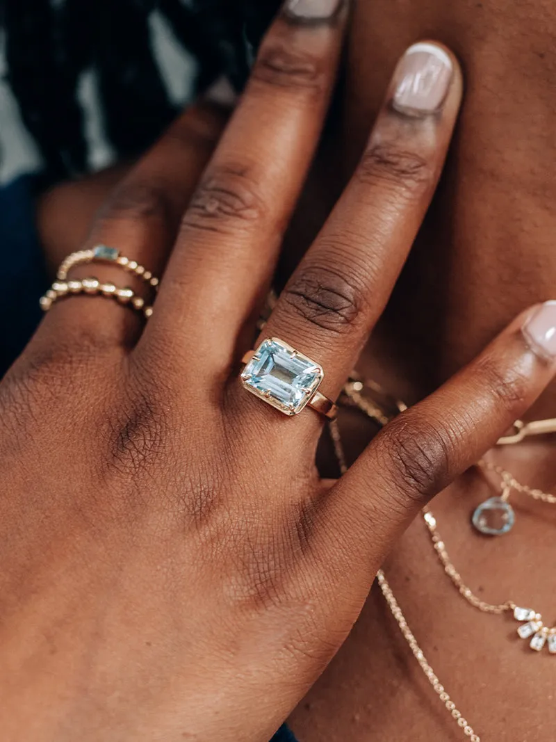 Cléo Daniela Emerald Cut Ring