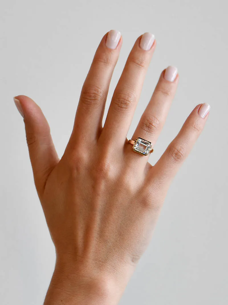 Cléo Daniela Emerald Cut Ring