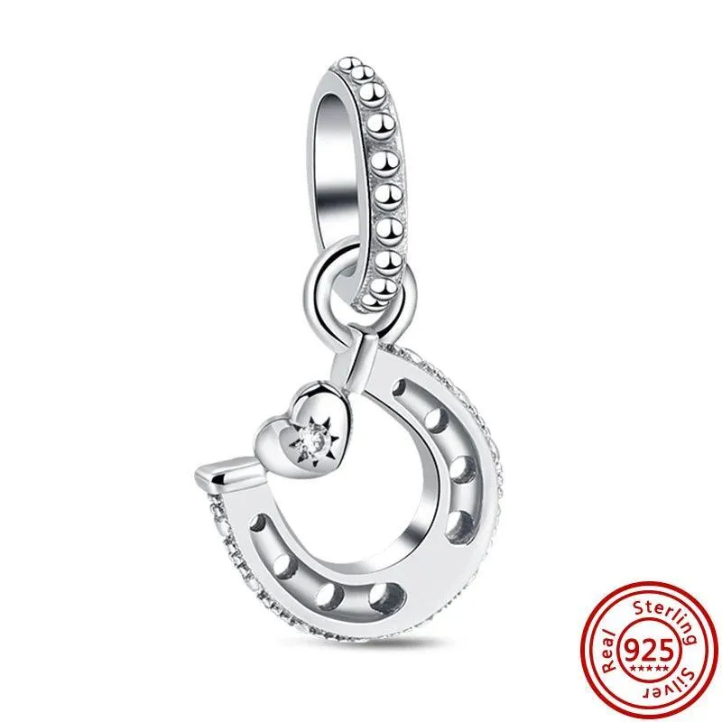 Crown Flowers Heart Silver Bead Charm: Elegant Pandora Bracelet Accessory