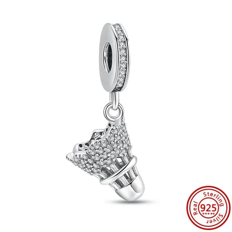 Crown Flowers Heart Silver Bead Charm: Elegant Pandora Bracelet Accessory