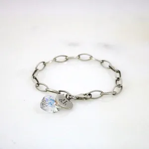 Crystal Heart Bracelet