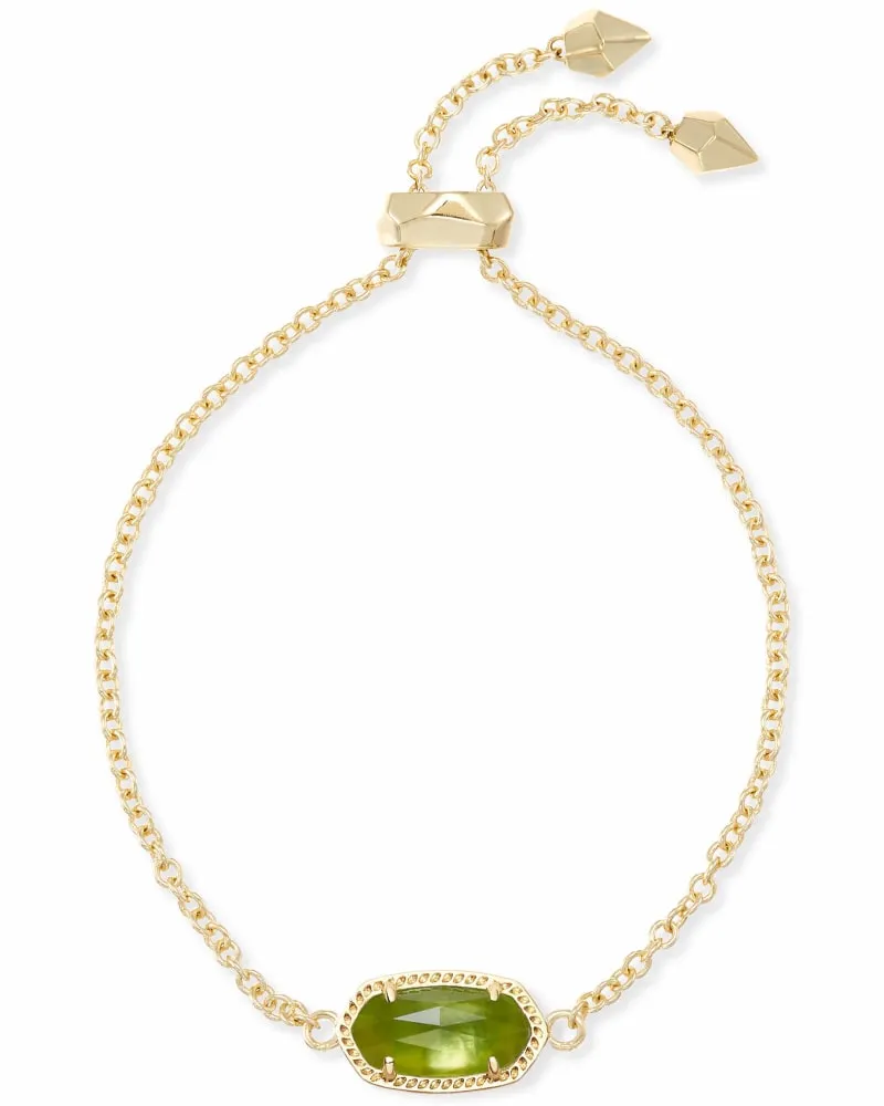 Elaina Gold Peridot Illusion Bracelet