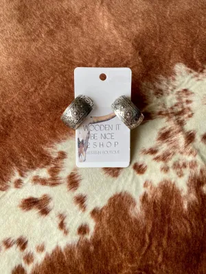 Engraved Earrings