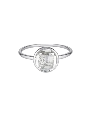 Georgini Rodos Ring w/ White Topaz - Silver