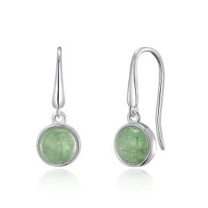 Green Aventurine Drop Earrings