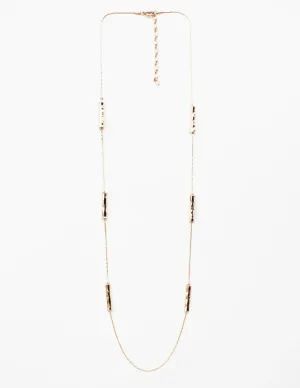 Hammered Bar Necklace