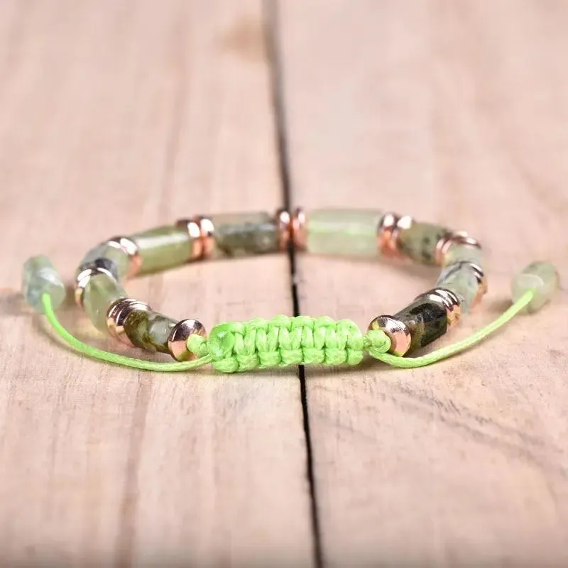 Heart Chakra Healing Peridot Stone Bracelet