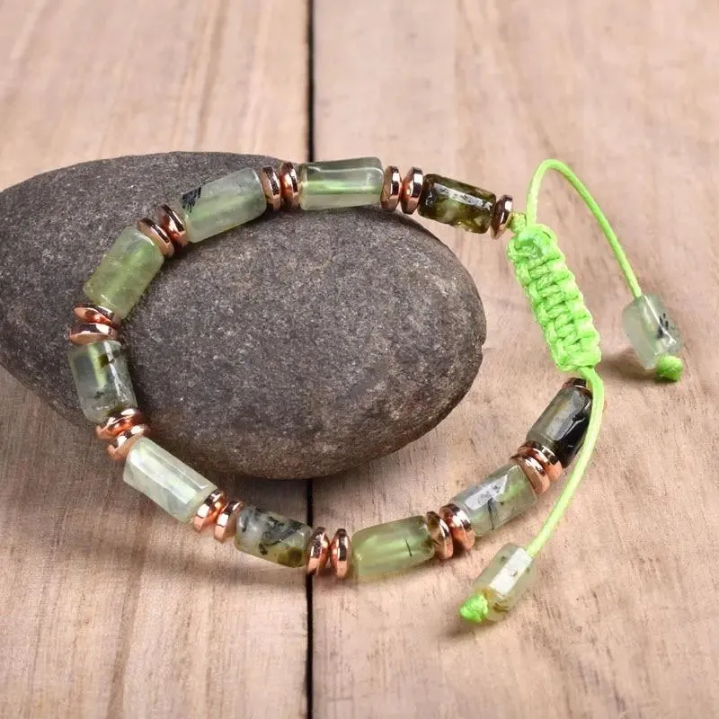 Heart Chakra Healing Peridot Stone Bracelet