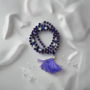 Inner Guidance Amethyst Mala Necklace