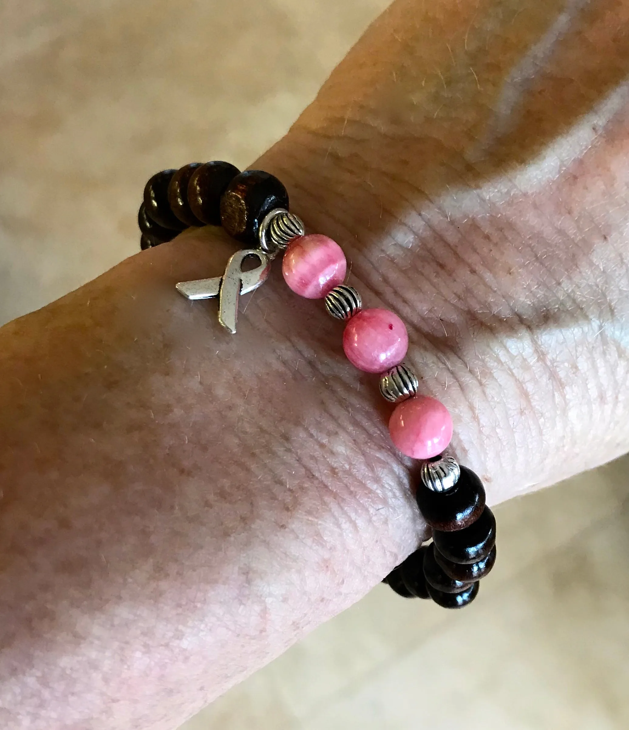 Keep the Faith Metastatic Breast Cancer Support Bracelet