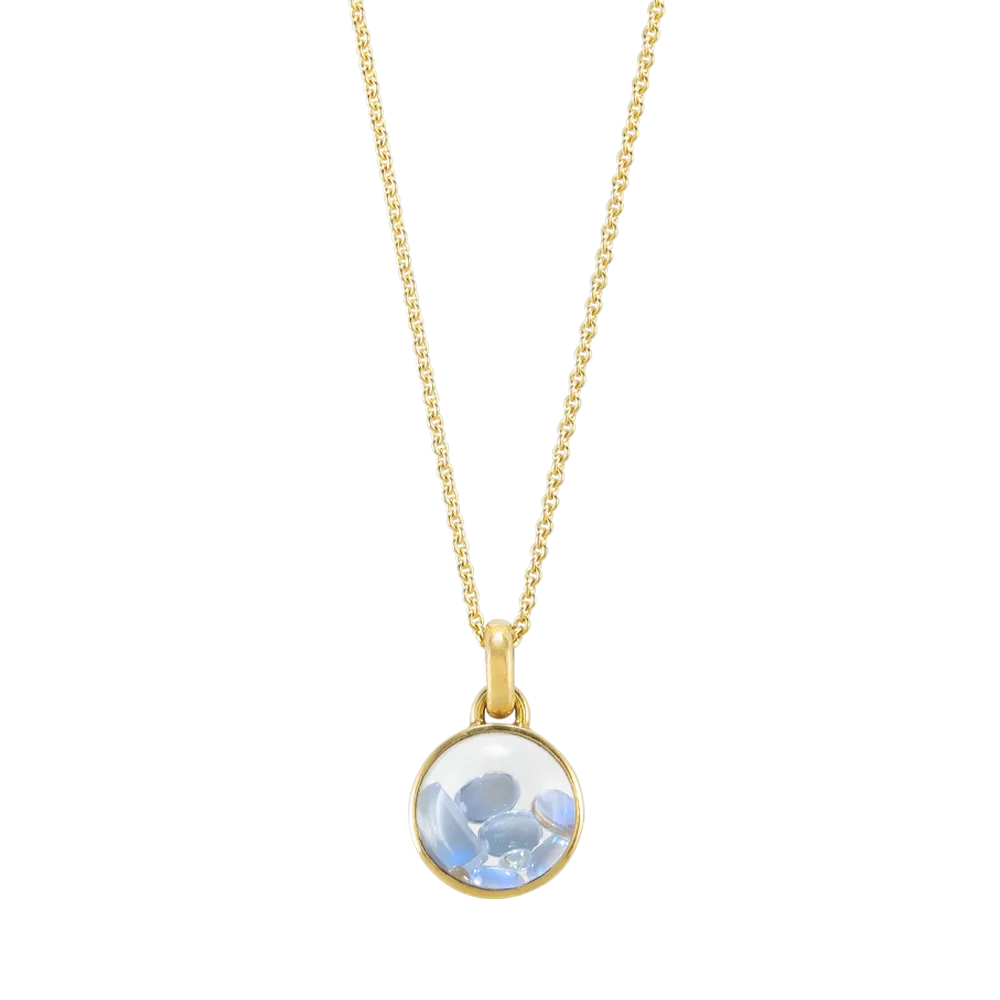 LA PETITE LANANA PRECIOUS FILLED ROCK CRYSTAL MOONSTONE