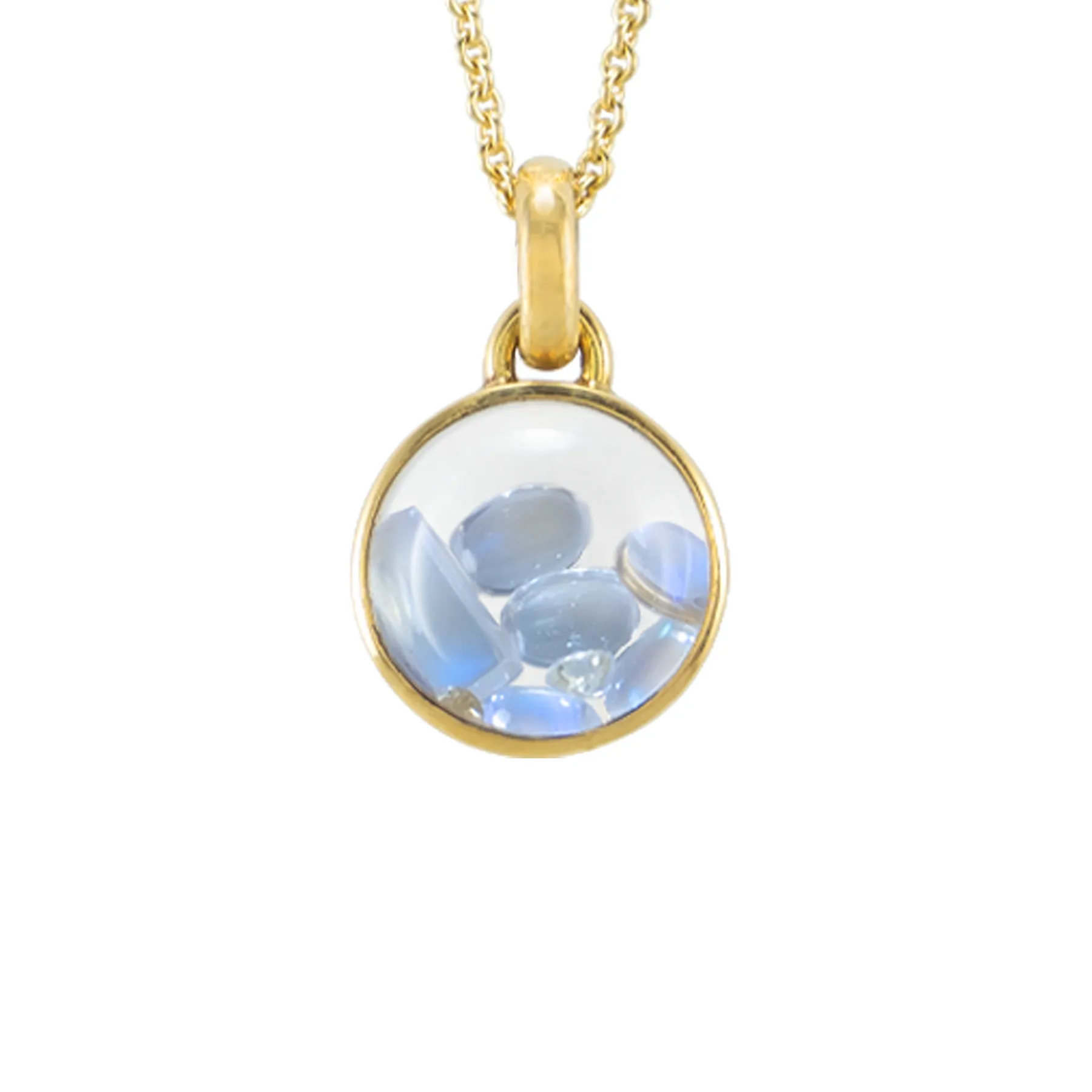 LA PETITE LANANA PRECIOUS FILLED ROCK CRYSTAL MOONSTONE