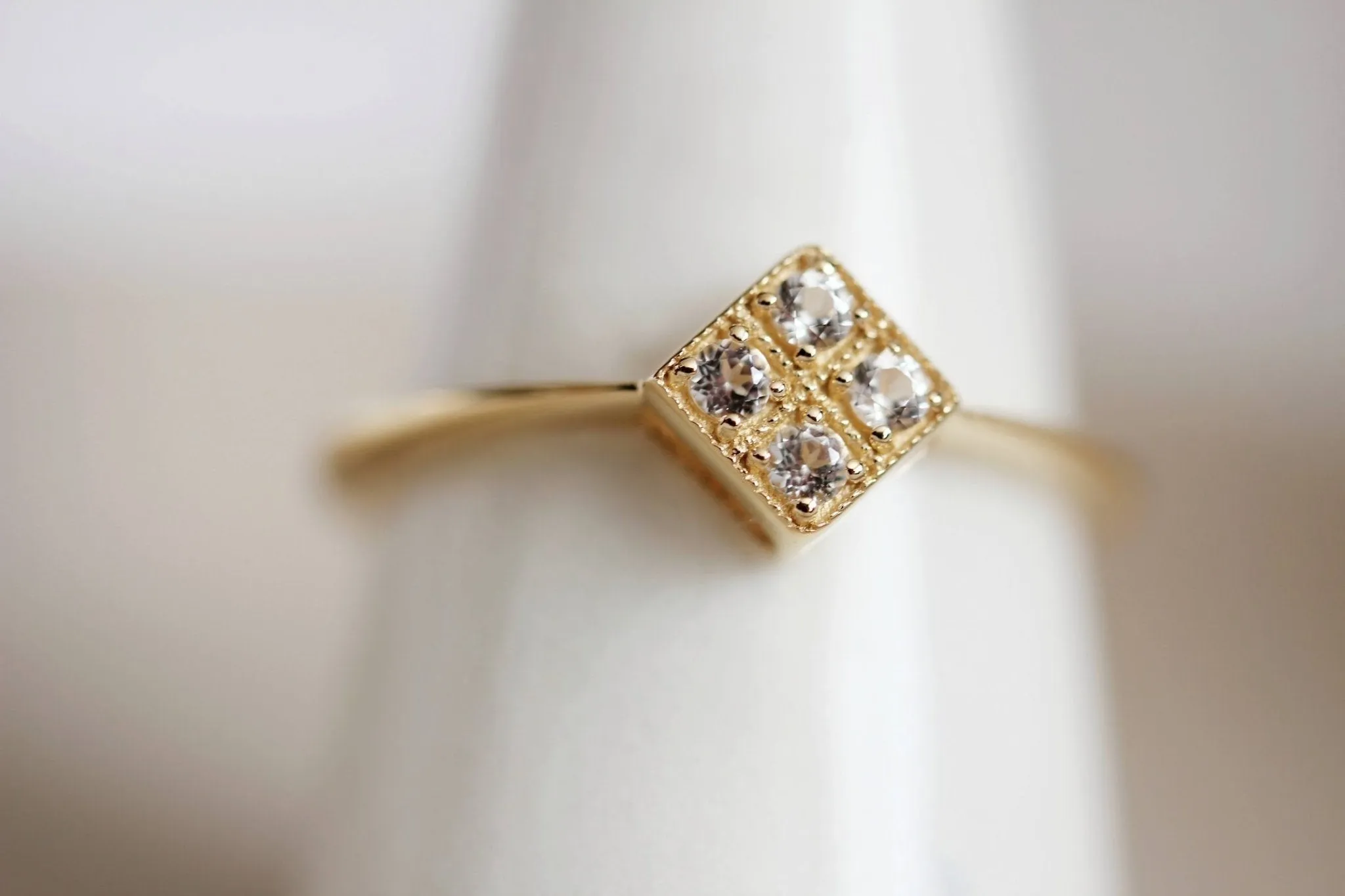 Little Gold Love Guided Ring