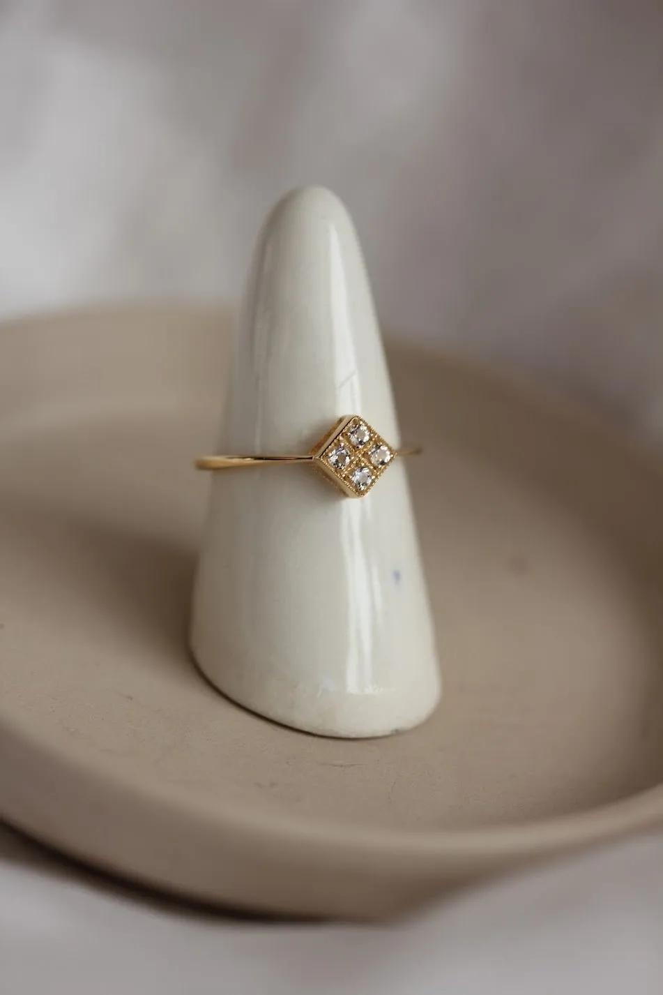 Little Gold Love Guided Ring