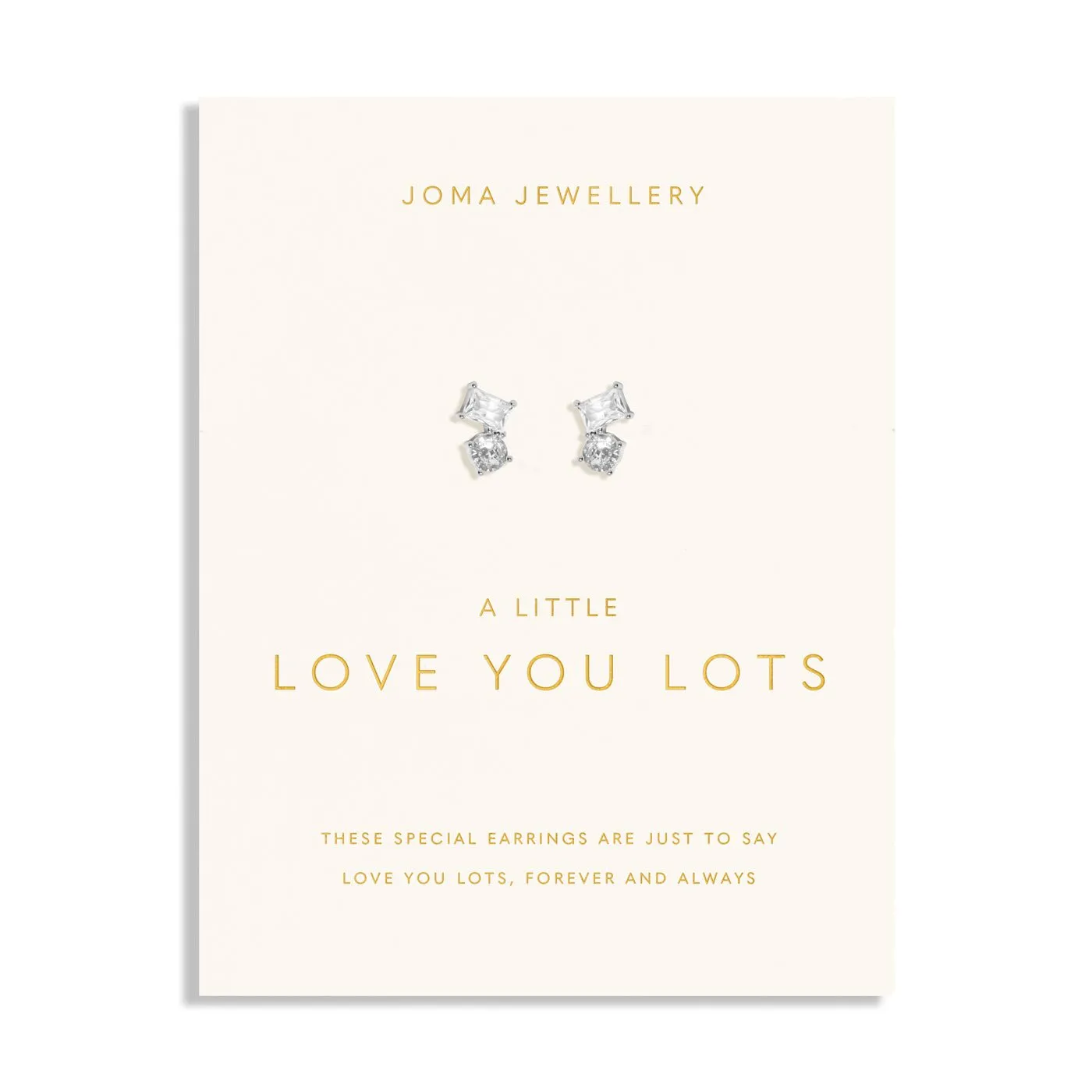 Love You Lots Love You Lots Silver Plated Earrings 8096