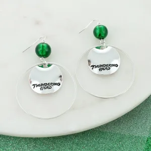 Marshall Slogan Disc Earrings