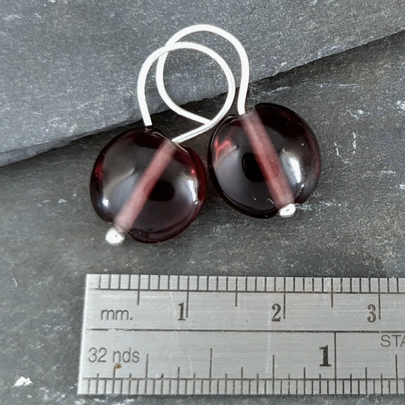 Melissa Pebble Earrings - Velvet & Gloss Collection