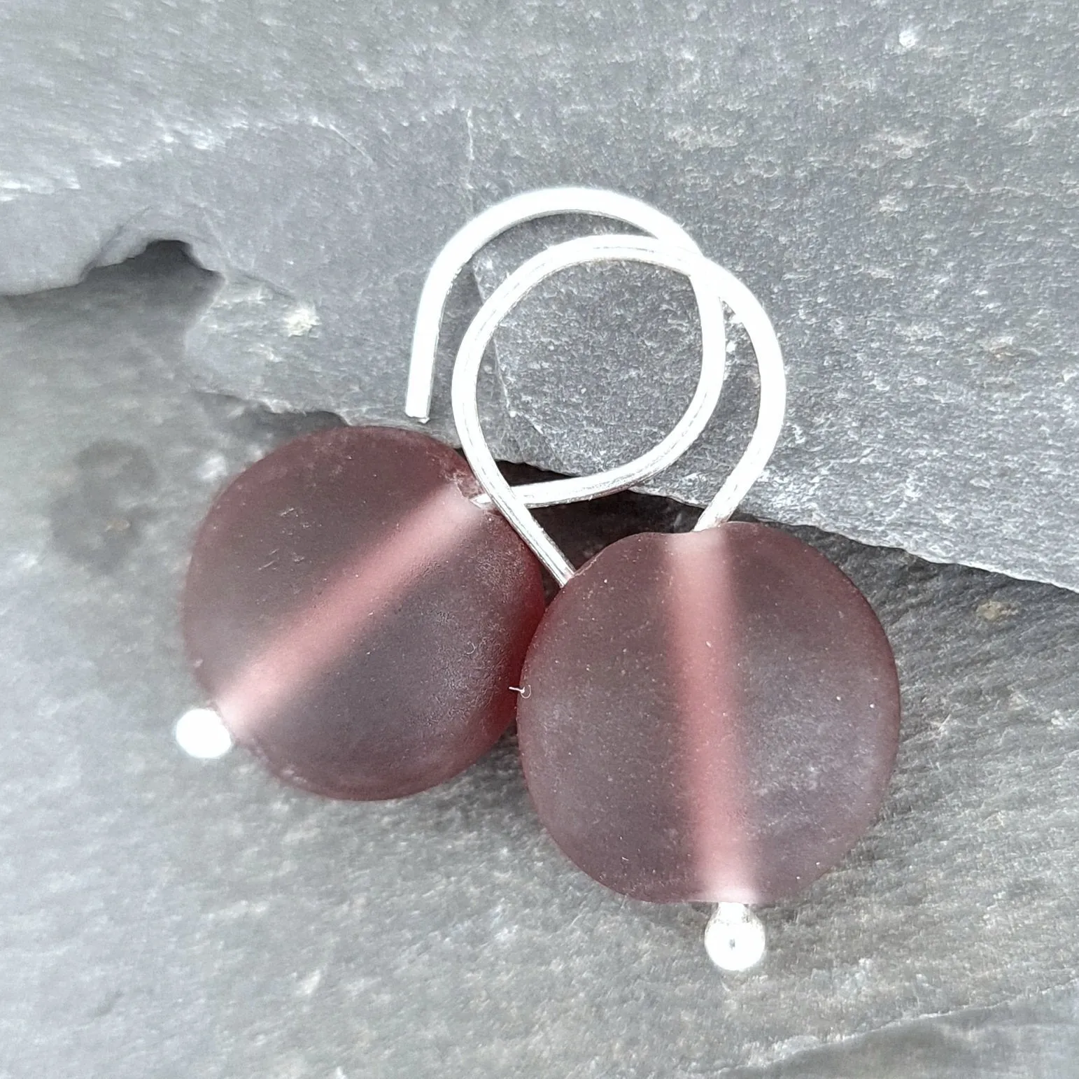 Melissa Pebble Earrings - Velvet & Gloss Collection