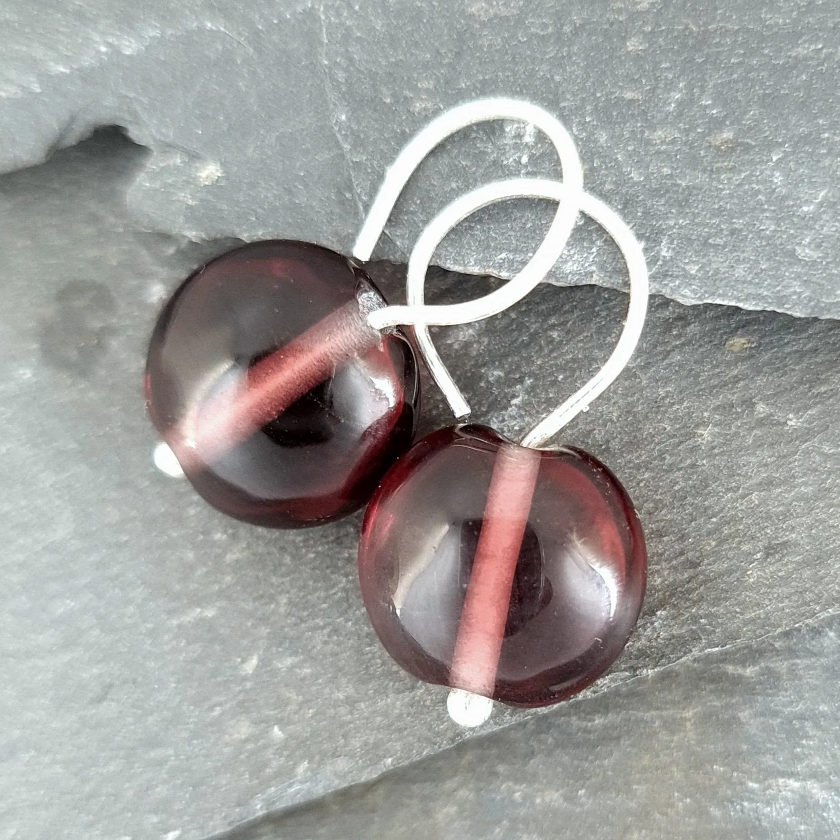 Melissa Pebble Earrings - Velvet & Gloss Collection