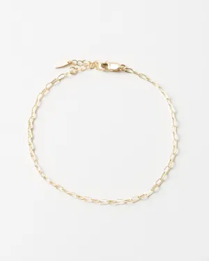 Mini Paperclip Chain Bracelet