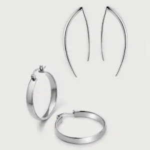 Molto Large Hoop Earrings & Spike Hook Earrings Collection