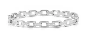 PRETTY BANGLES Bangle in steel and cz CHAIN Steel