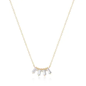 RION x Buddha Jewelry Crown Jewels Necklace - White Sapphire