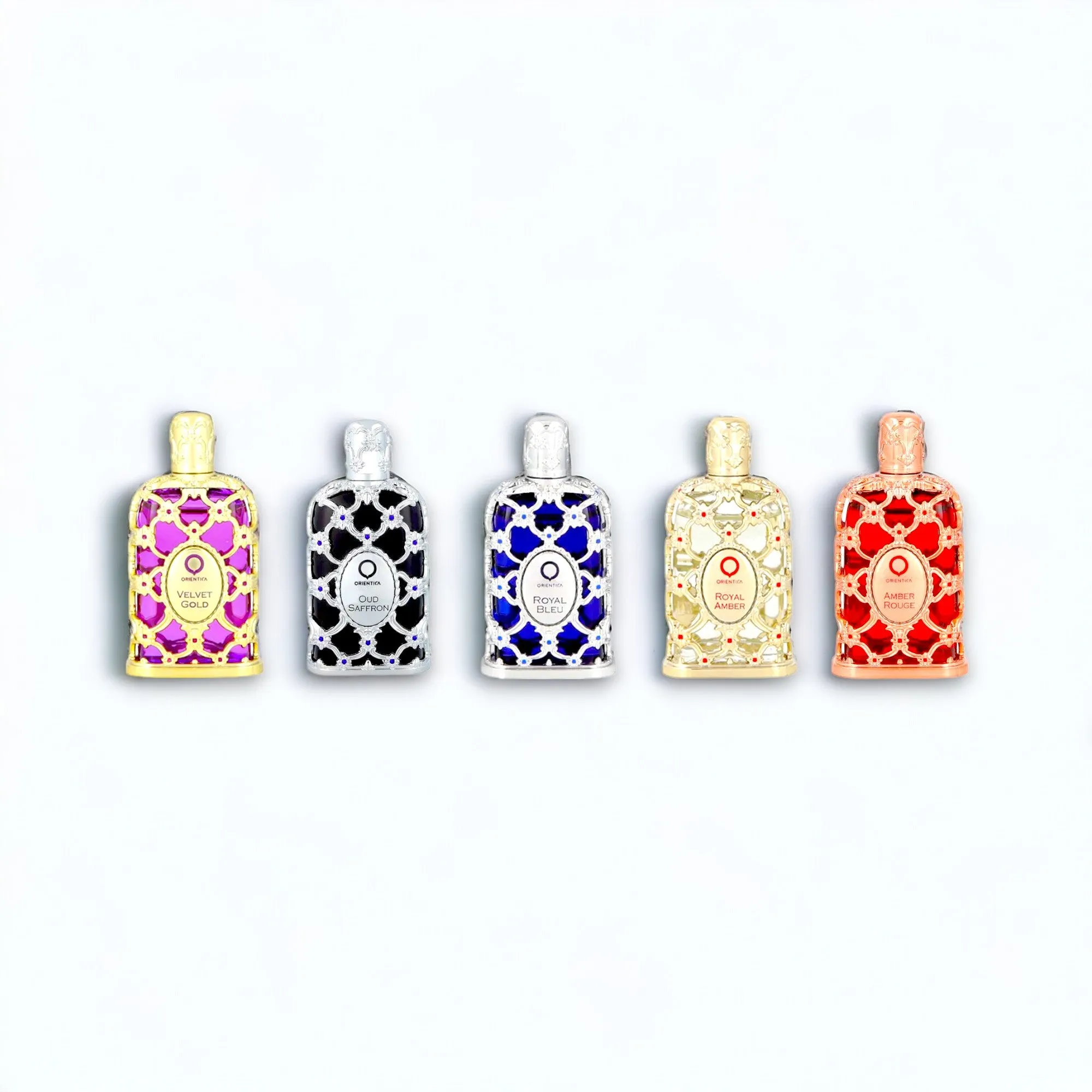 Set x 5 Luxury Collection by Orientica Unisez Mini Travel Size 7.5ml