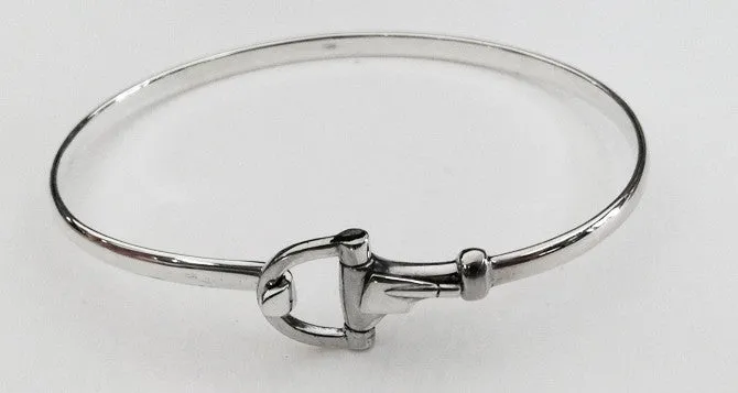 Silver Hook and Eye Catch Rowing Bracelet