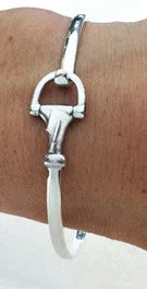 Silver Hook and Eye Catch Rowing Bracelet