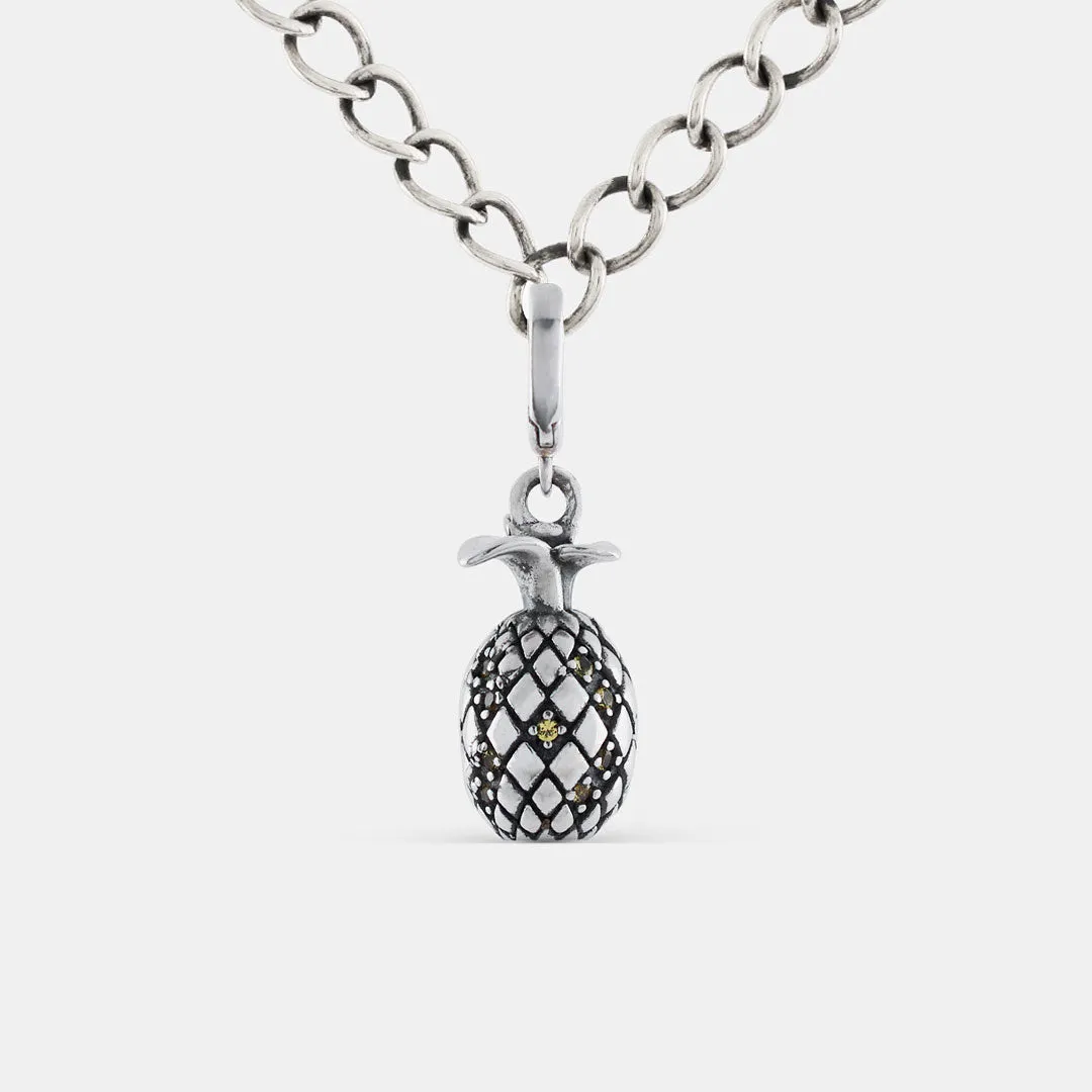 Silver Pineapple Pendant