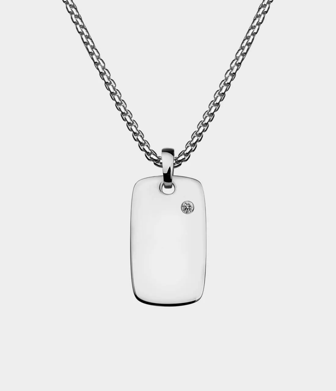 Soho Tag Pendant Necklace