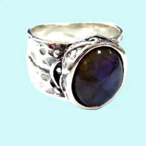 Sterling silver ring Labradorite Ring,  sterling silver jewelry ring for woman