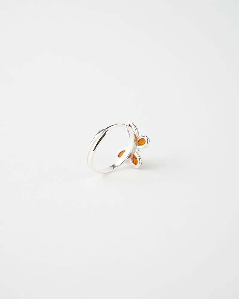 Subtle Butterfly Adjustable Ring