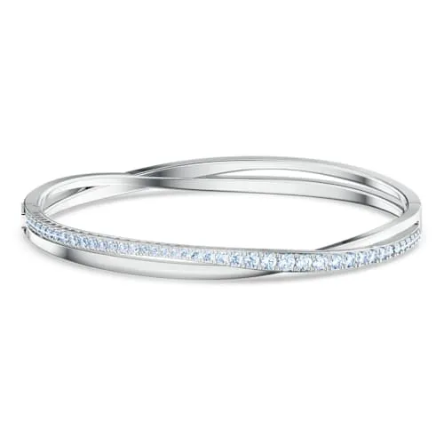 Swarovski Twist Rows Bracelet, White, Rhodium Plated 5572726/5584648/5565210/5582810/5572726/5584652/