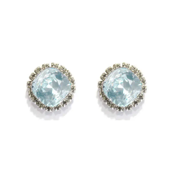 Vintage Gemstone Stud Earrings